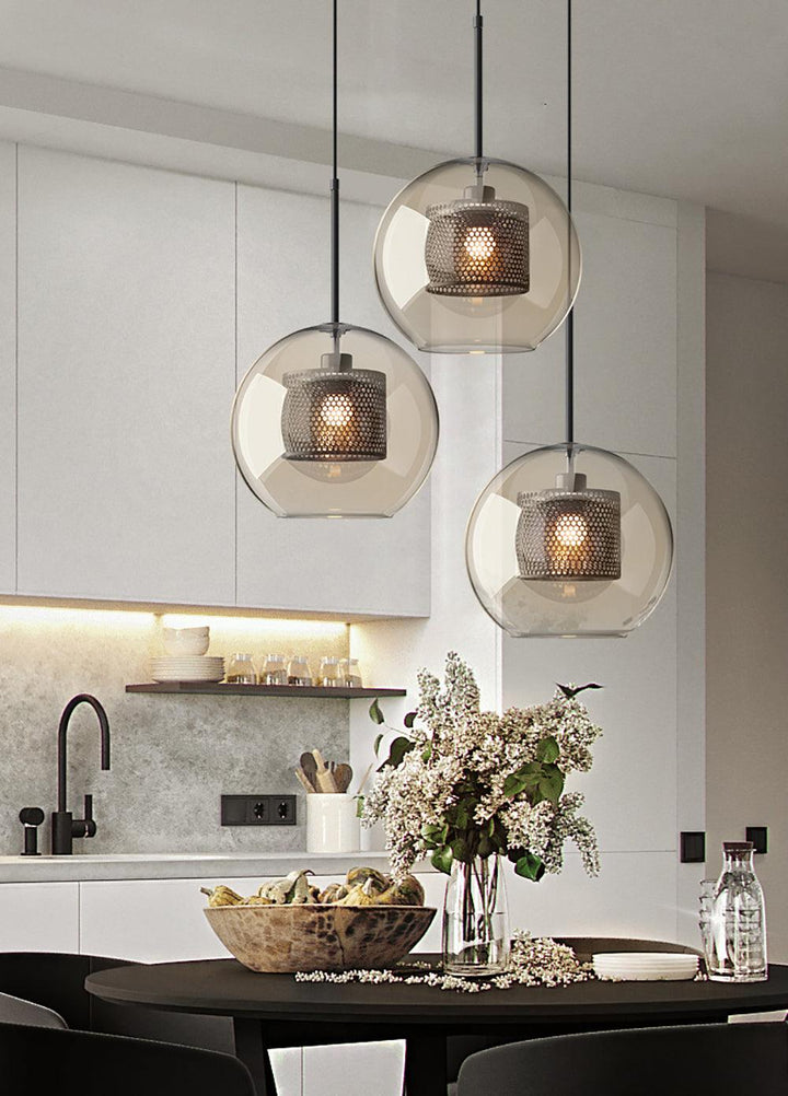 Combined Chiswick Glass Pendant Light - Vakkerlight