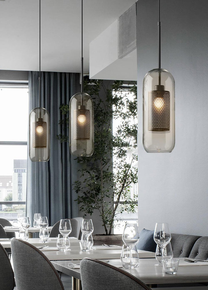 Combined Chiswick Glass Pendant Light - Vakkerlight