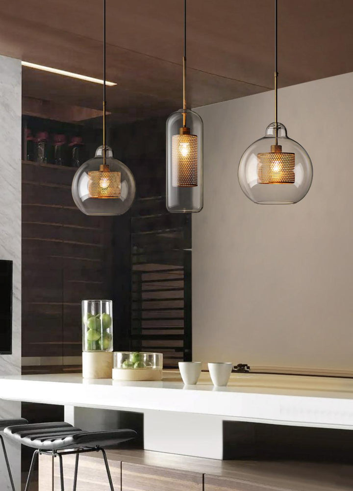 Combined Chiswick Glass Pendant Light - Vakkerlight