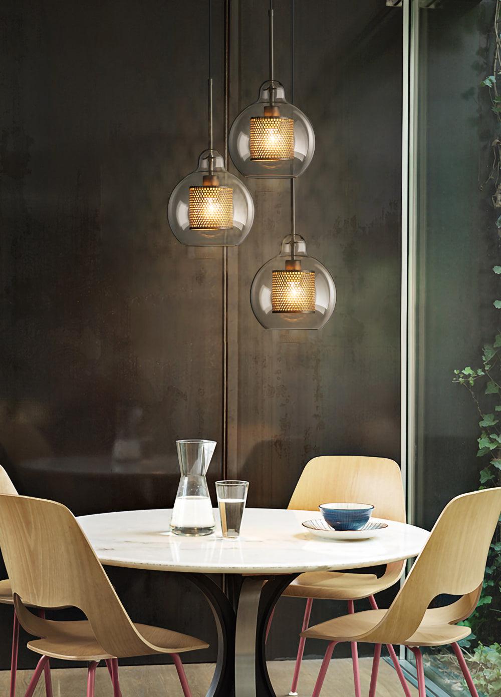 Combined Chiswick Glass Pendant Light - Vakkerlight