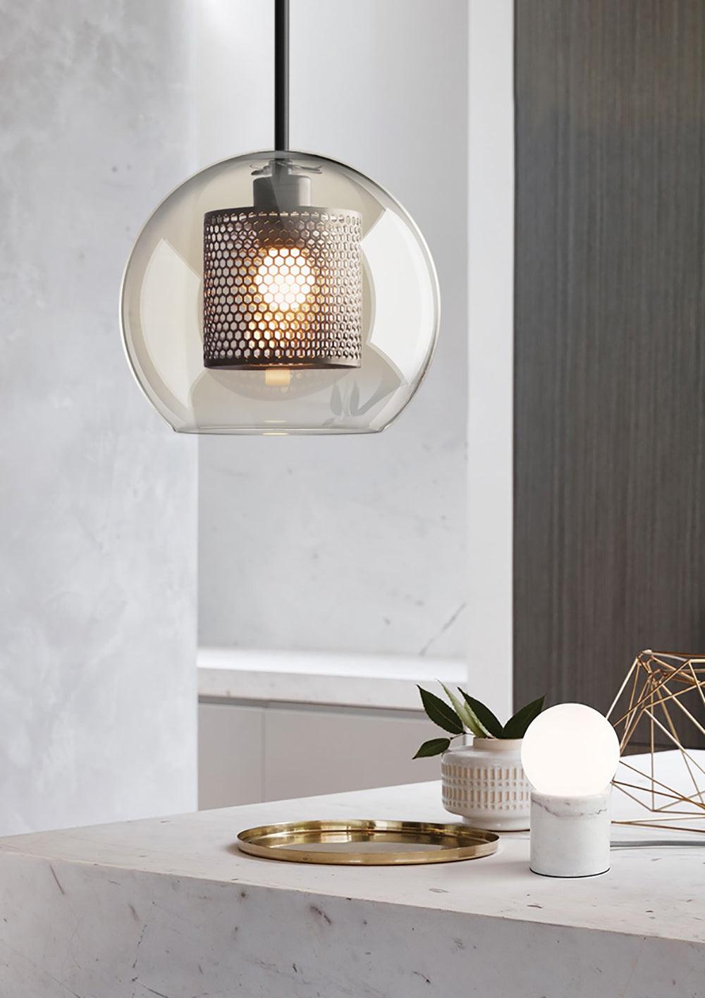 Combined Chiswick Glass Pendant Light - Vakkerlight