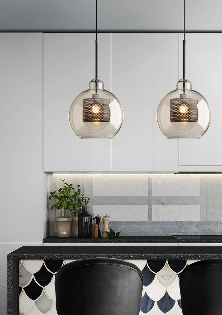 Combined Chiswick Glass Pendant Light - Vakkerlight