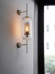 Lámpara de pared de vidrio Chiswick