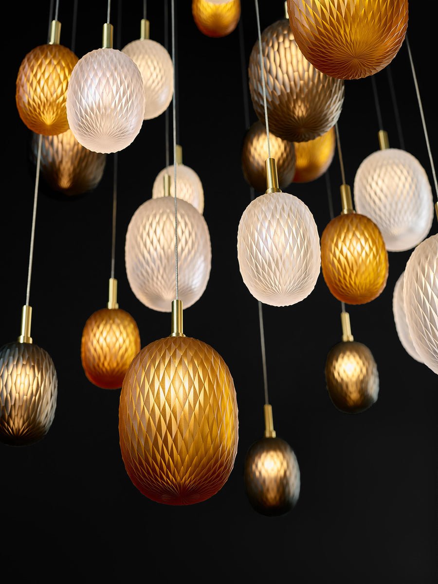 Chromatic Gem Drop Chandelier - Vakkerlight