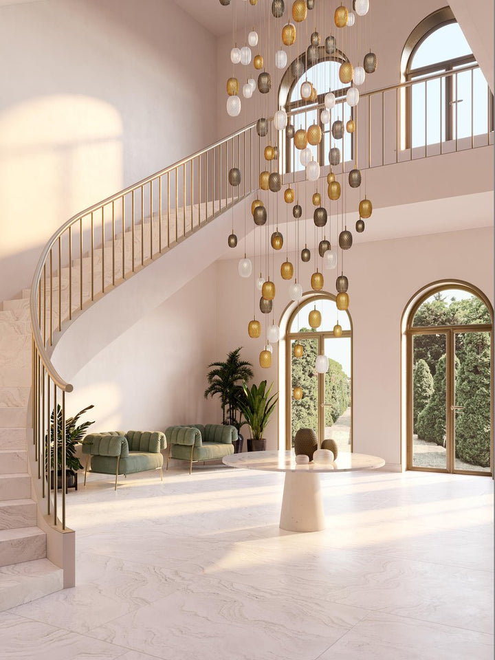 Chromatic Gem Drop Chandelier - Vakkerlight