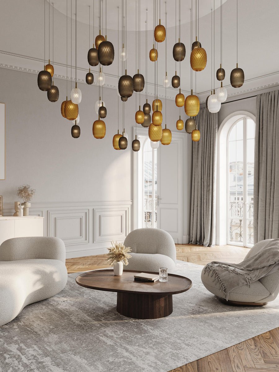 Chromatic Gem Drop Chandelier - Vakkerlight