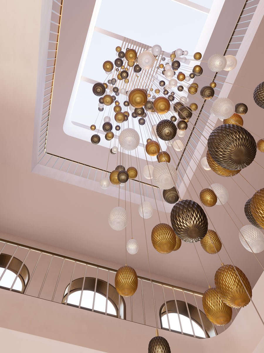 Chromatic Gem Drop Chandelier - Vakkerlight