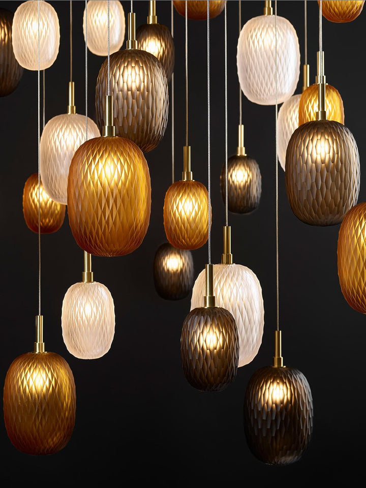 Chromatic Gem Drop Chandelier - Vakkerlight