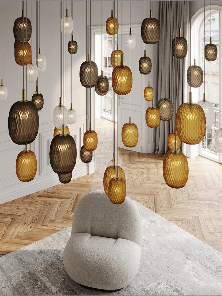 Chromatic Gem Drop Chandelier - Vakkerlight