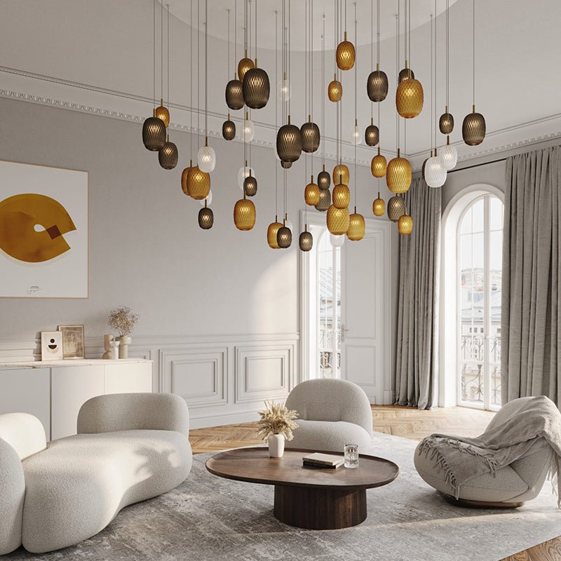 Chromatic Gem Drop Chandelier - Vakkerlight