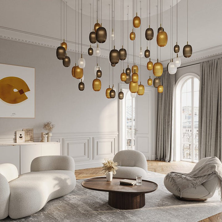 Chromatic Gem Drop Chandelier - Vakkerlight