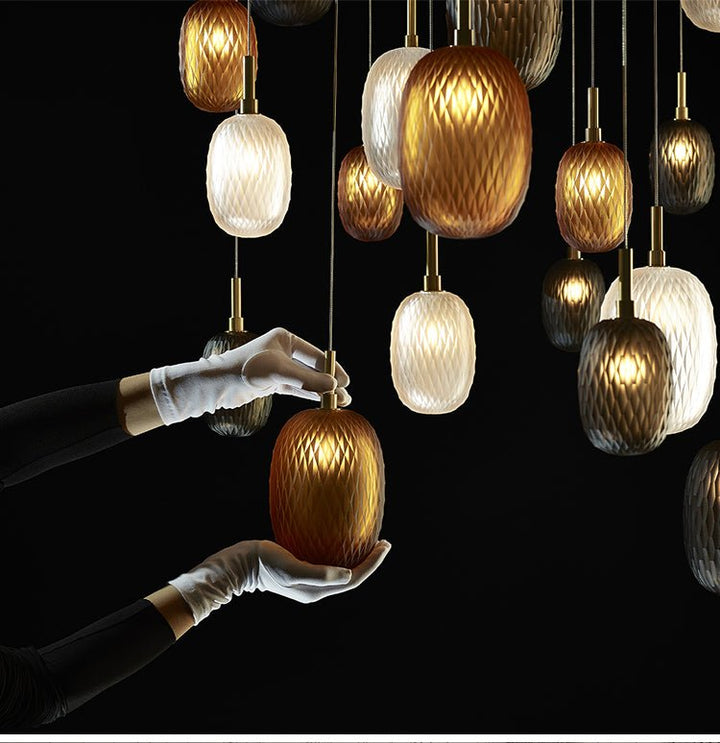 Chromatic Gem Drop Chandelier - Vakkerlight