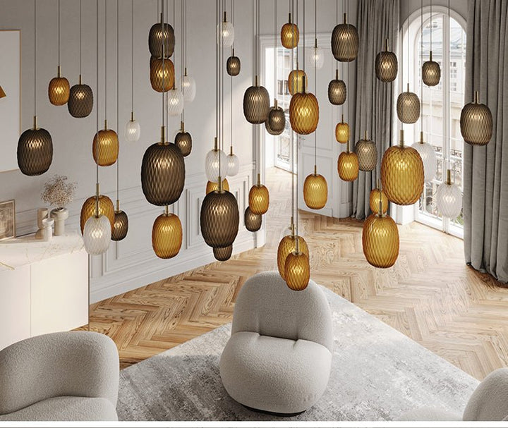 Chromatic Gem Drop Chandelier - Vakkerlight