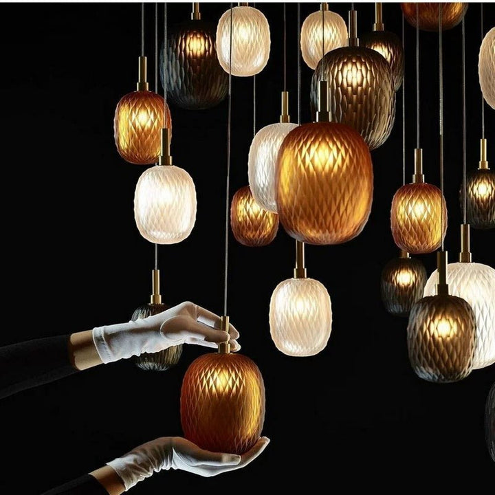 Chromatic Gem Drop Chandelier - Vakkerlight