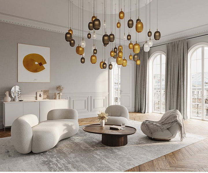 Chromatic Gem Drop Chandelier - Vakkerlight