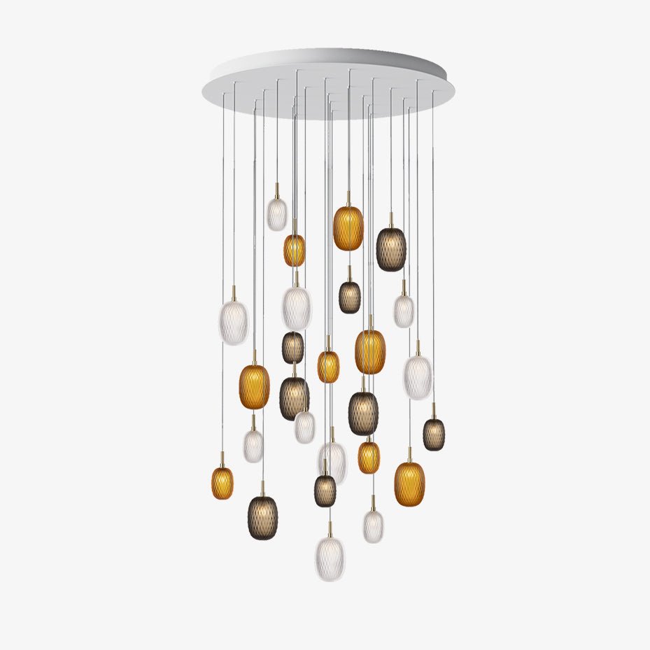 Chromatic Gem Drop Chandelier - Vakkerlight