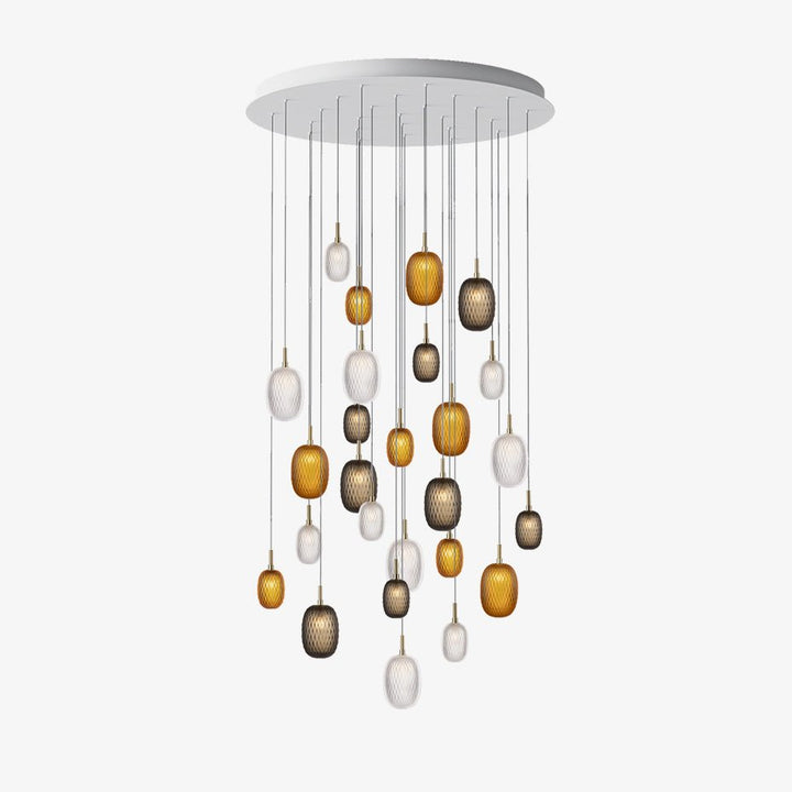 Chromatic Gem Drop Chandelier - Vakkerlight