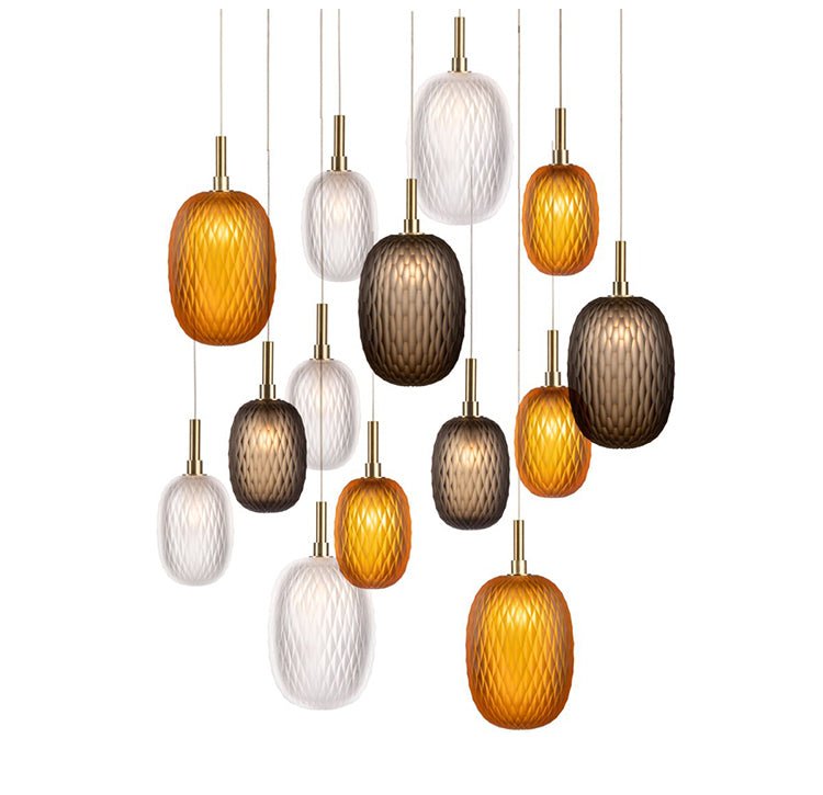 Chromatic Gem Drop Chandelier - Vakkerlight