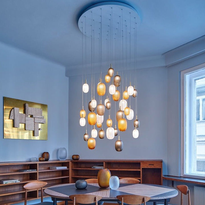 Chromatic Gem Drop Chandelier - Vakkerlight