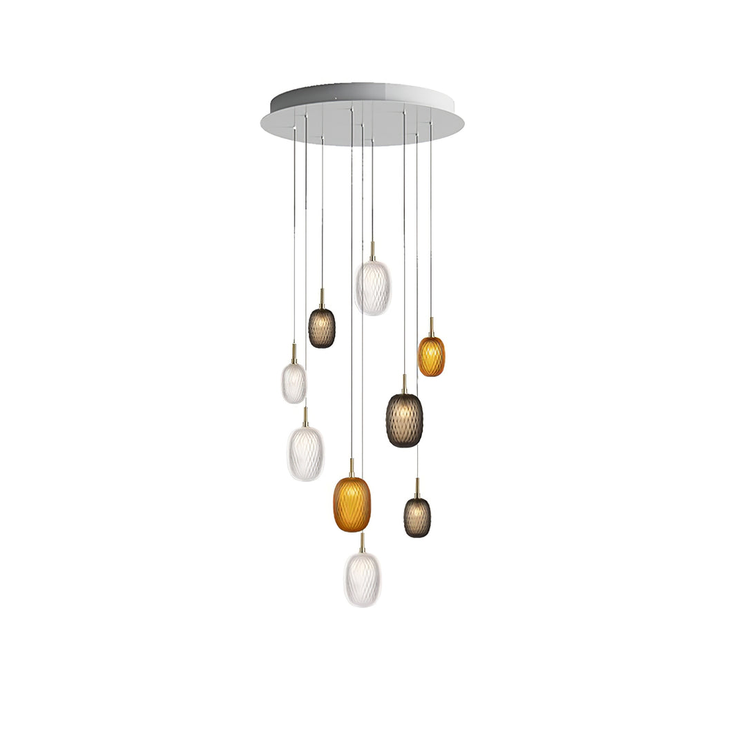 Chromatic Gem Drop Chandelier - Vakkerlight