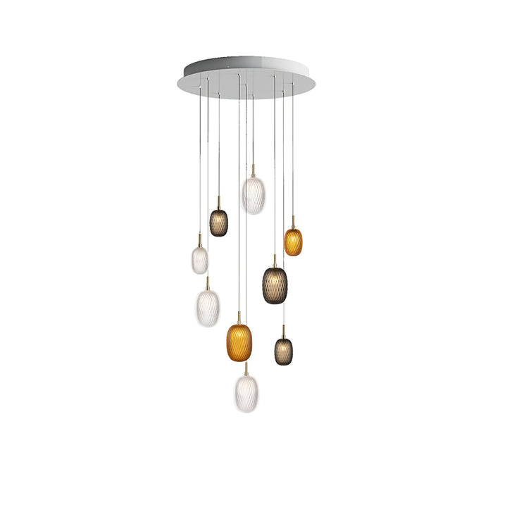 Chromatic Gem Drop Chandelier - Vakkerlight