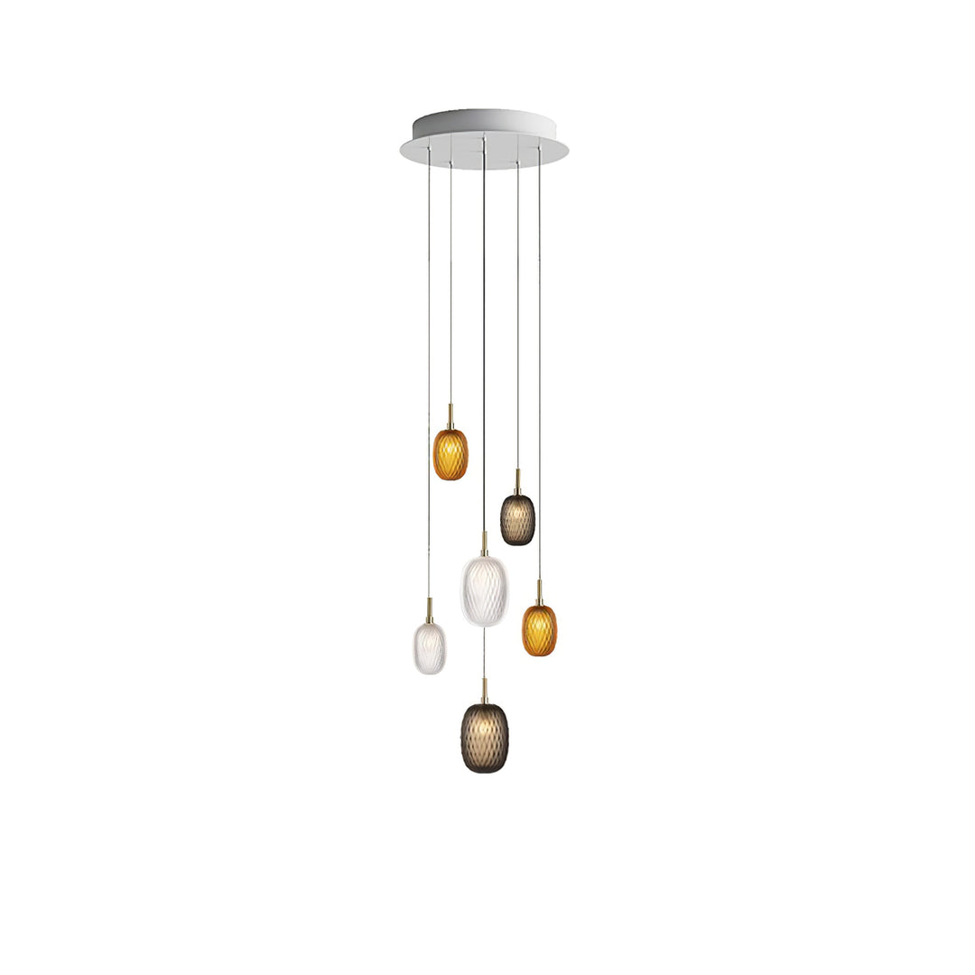 Chromatic Gem Drop Chandelier - Vakkerlight