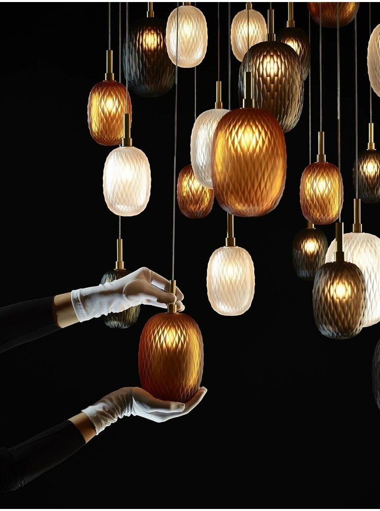 Chromatic Gem Drop Chandelier - Vakkerlight