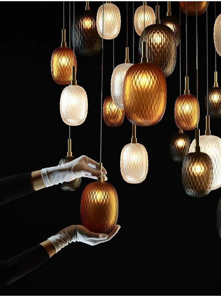 Chromatic Gem Drop Chandelier - Vakkerlight