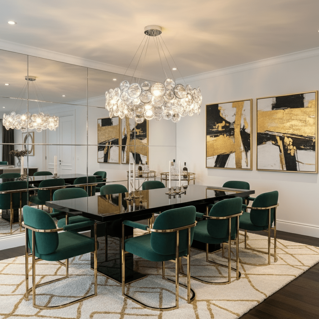 Chrome Round Crystal Chandelier - Vakkerlight