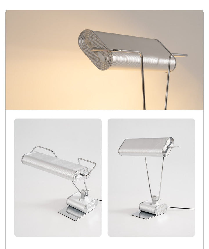 Chrome Coiled Wire Desk Lamp - Vakkerlight