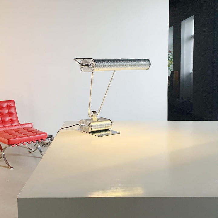 Chrome Coiled Wire Desk Lamp - Vakkerlight