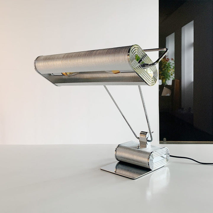 Chrome Coiled Wire Desk Lamp - Vakkerlight