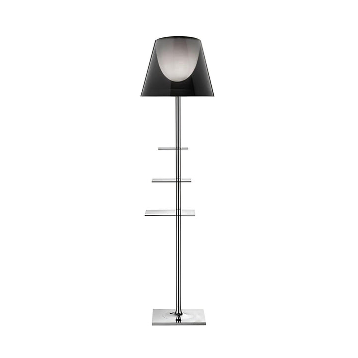 Chrome Prism Side Table Floor Lamp - Vakkerlight