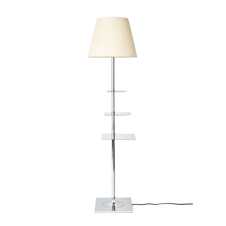 Chrome Prism Side Table Floor Lamp - Vakkerlight