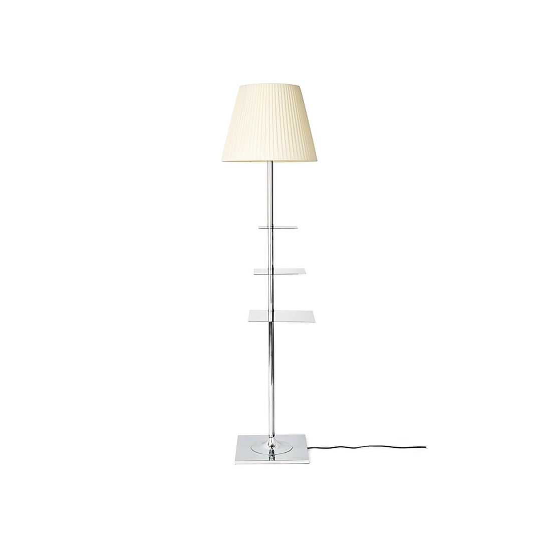 Chrome Prism Side Table Floor Lamp - Vakkerlight