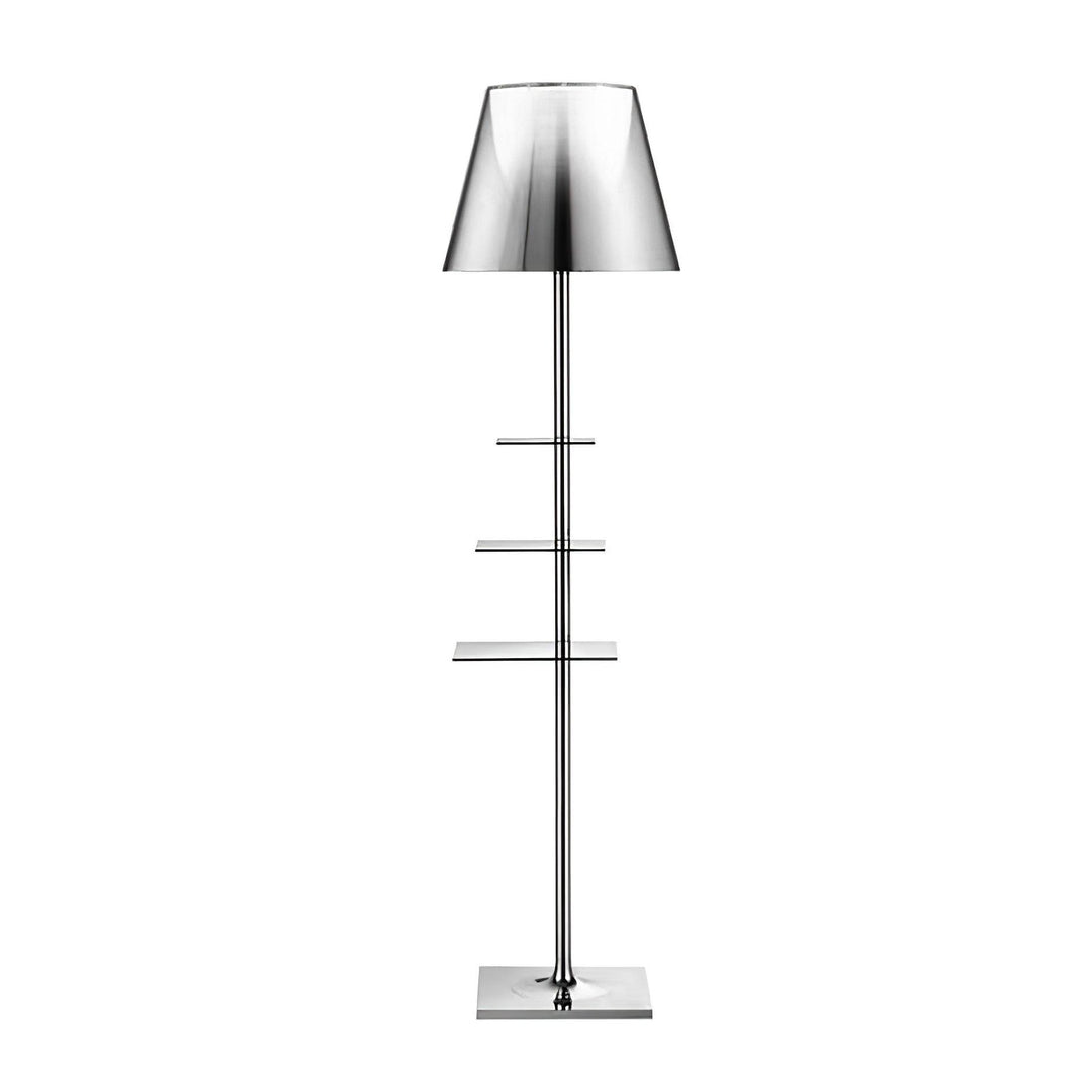 Chrome Prism Side Table Floor Lamp - Vakkerlight