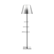 Chrome Prism Side Table Floor Lamp - Vakkerlight