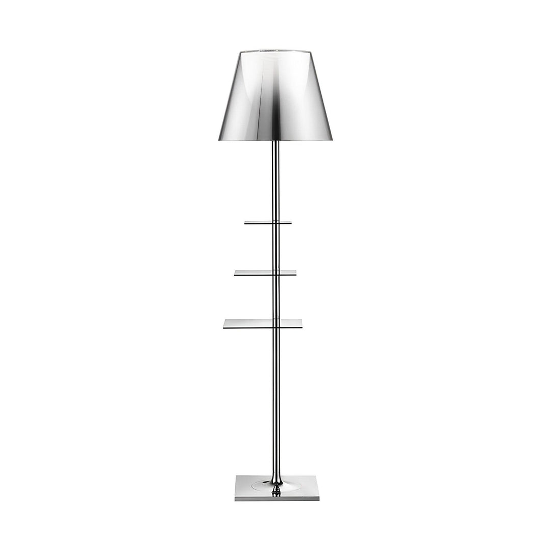 Chrome Prism Side Table Floor Lamp - Vakkerlight