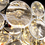 Chrome Round Crystal Chandelier - Vakkerlight