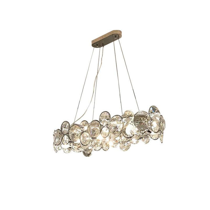 Chrome Round Crystal Chandelier - Vakkerlight