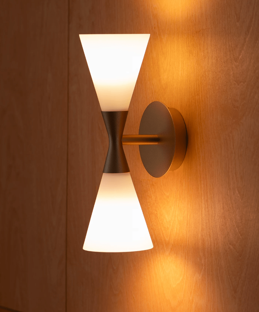 Cinch Double Cone Wall Sconce - Vakkerlight