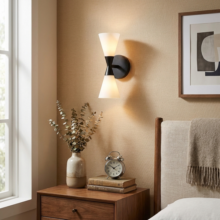 Cinch Double Cone Wall Sconce