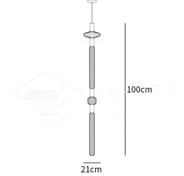 Cipher Pendelleuchte — Dimension drawings 2