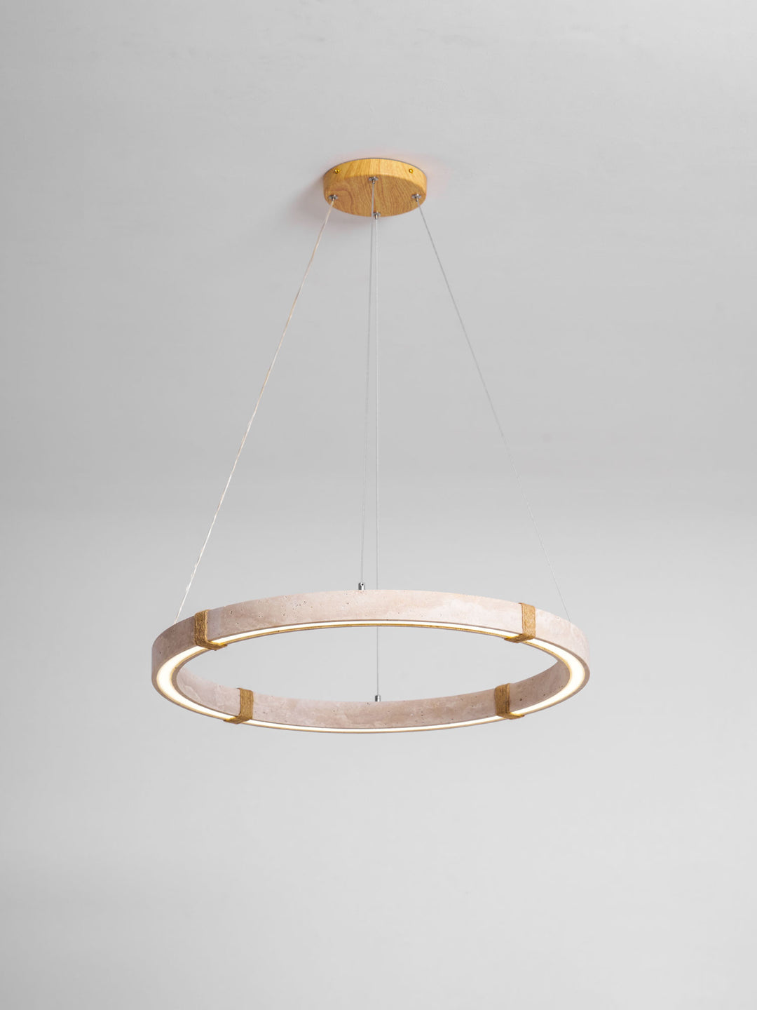 Circle Travertine Pendant Lamp - Vakkerlight