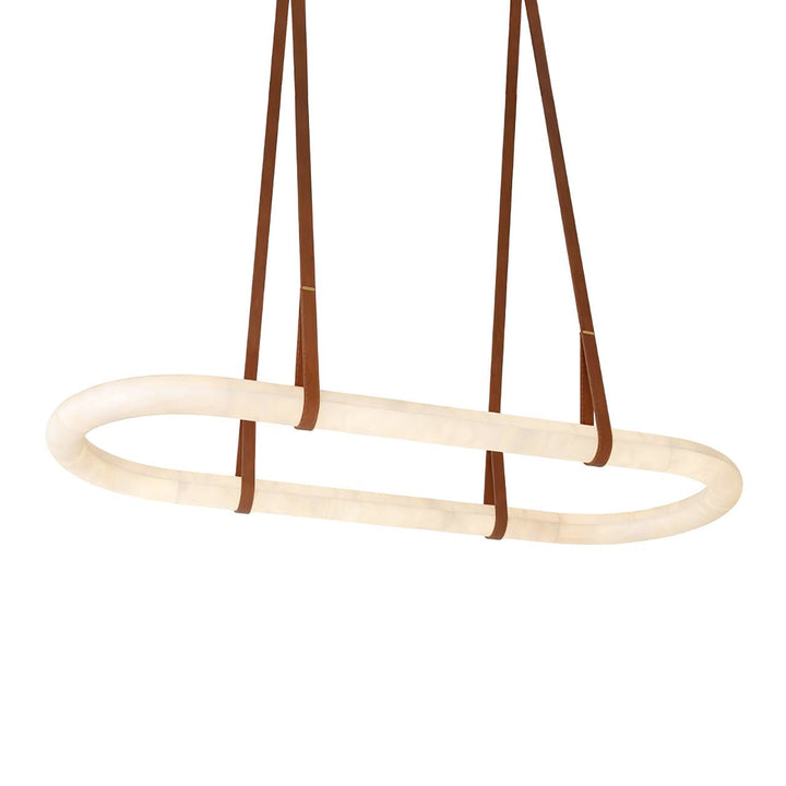 Circle Alabaster Chandelier - Vakkerlight