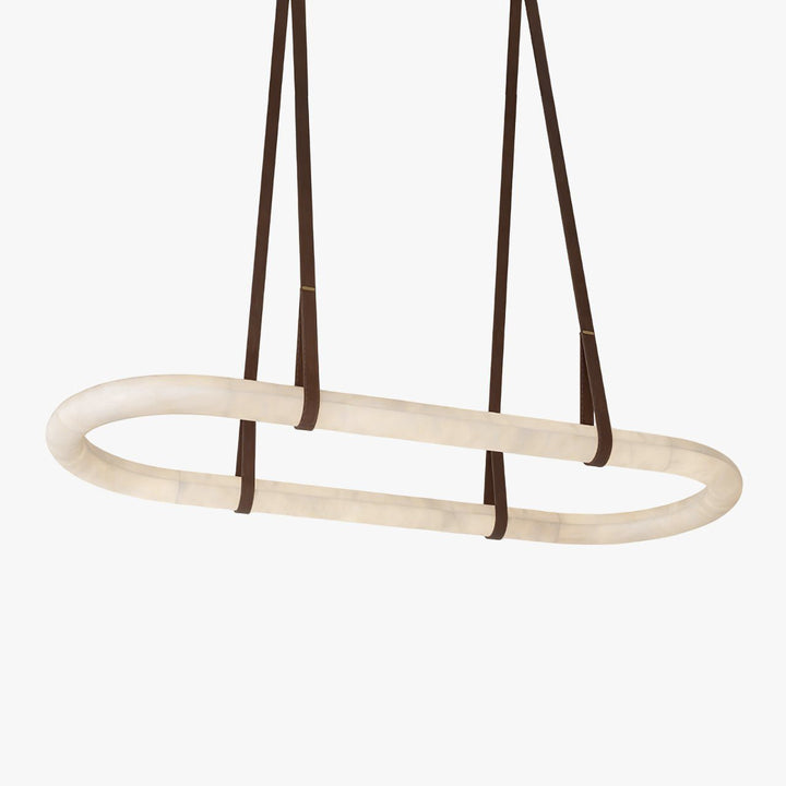 Circle Alabaster Chandelier - Vakkerlight