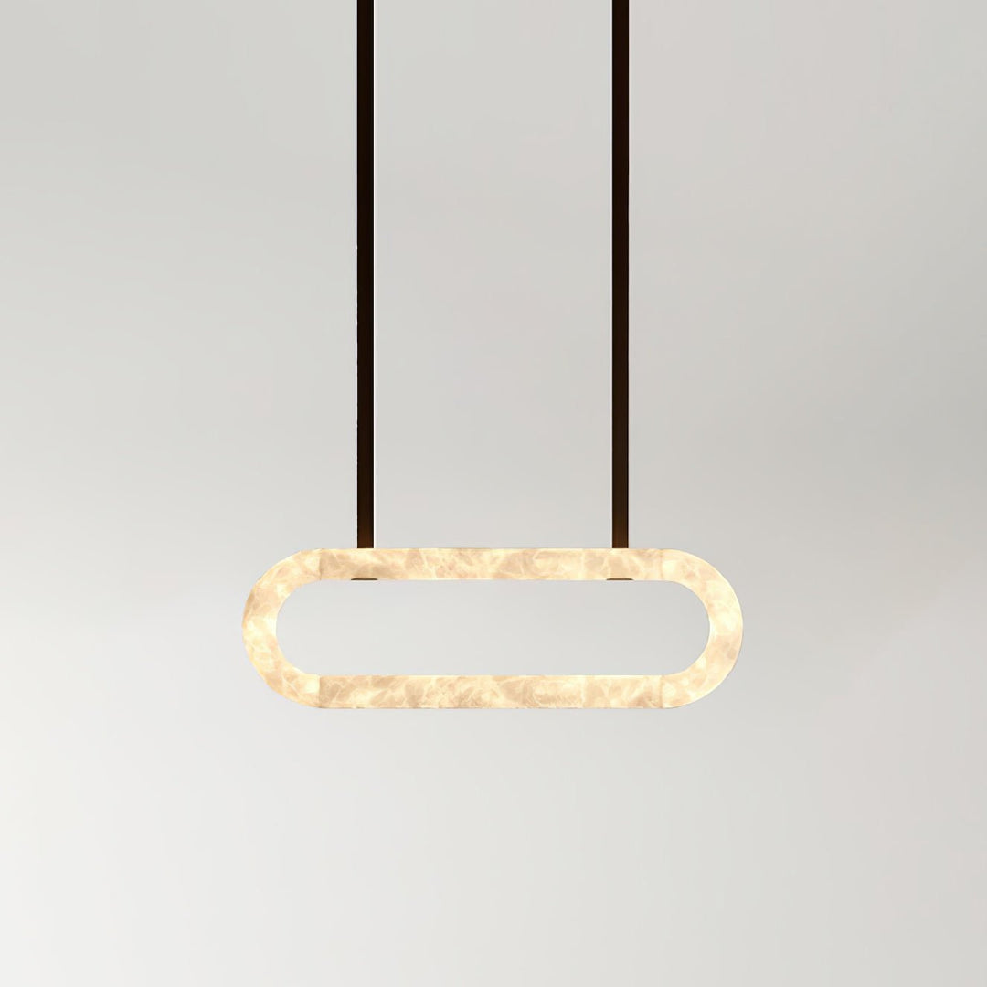 Circle Alabaster Chandelier - Vakkerlight