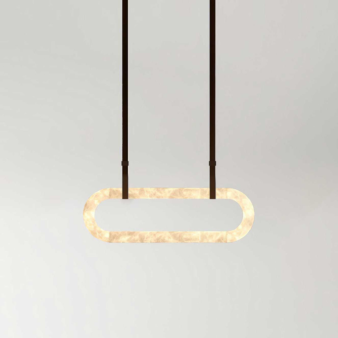 Circle Alabaster Chandelier - Vakkerlight