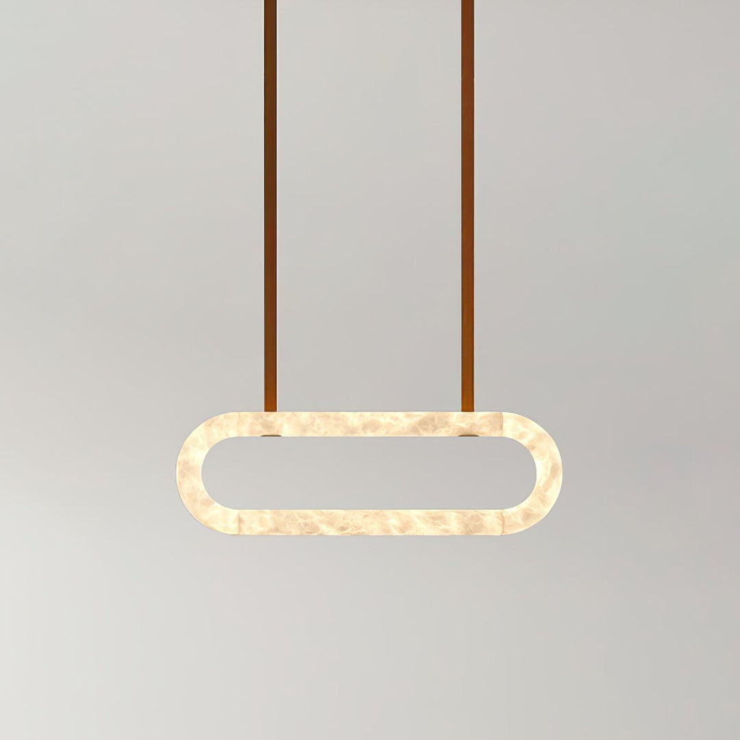 Circle Alabaster Chandelier - Vakkerlight