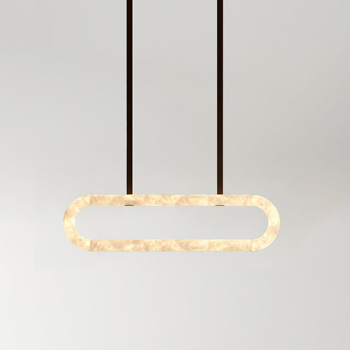 Circle Alabaster Chandelier - Vakkerlight